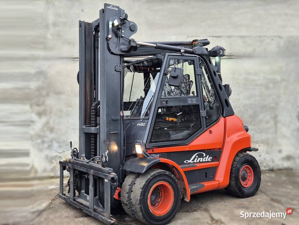 Linde H80D TRIPLEX przesuw klima 4 sekcje hydr Wózki widłowe Rybnik