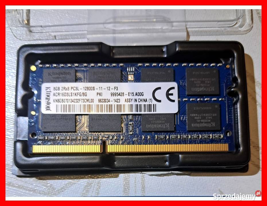 Kingston pamięć 8GB do laptopa Kraków