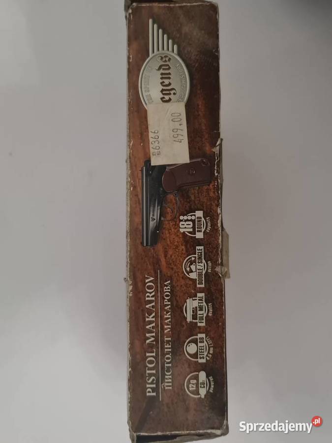 Pistolet gazowy Makarov Umarex Legends Słupsk sprzedam