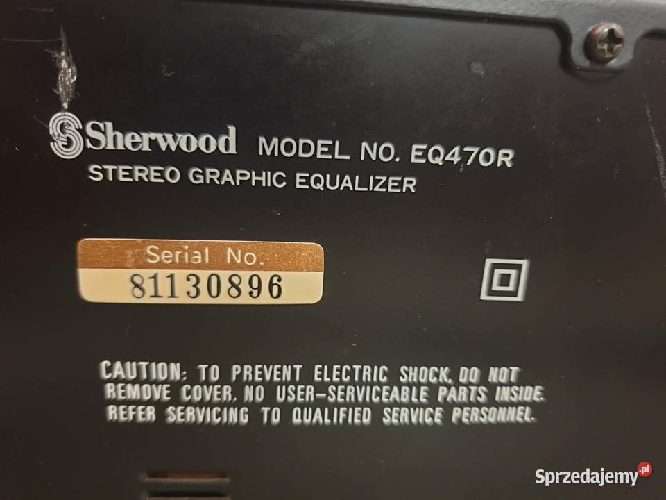 Sherwood EQ470R korektor graficzny Leżajsk