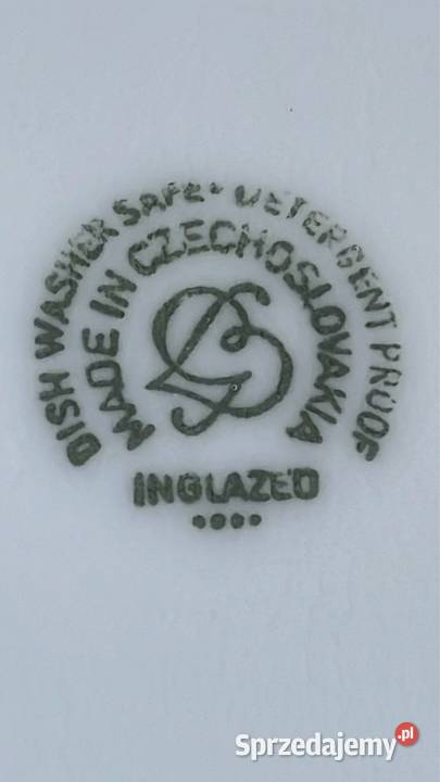 Talerz z przepiórkami GB Made in Czechoslovakia Gdańsk