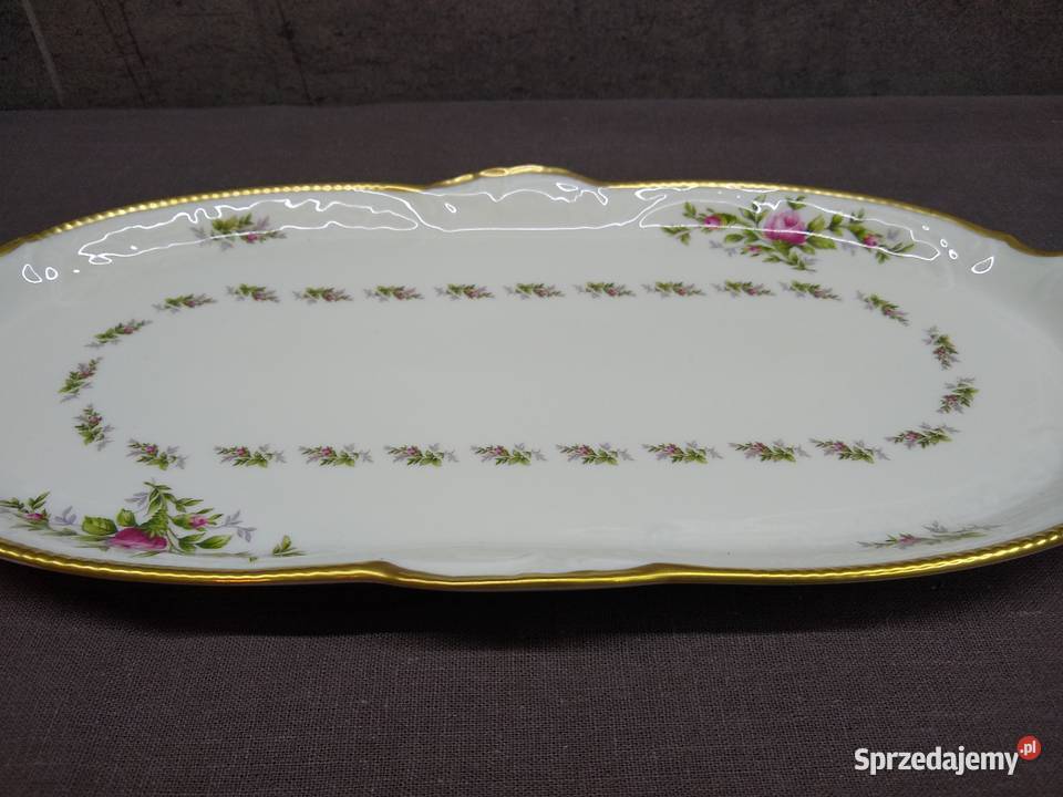 Półmisek królewski Rosenthal Moosrose ecru Porcelana i szkło Kalisz sprzedam