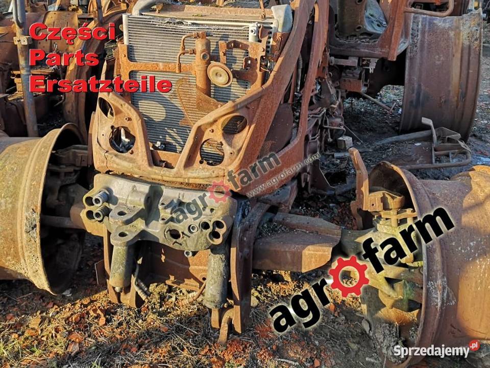 Fendt 820 części skrzynia biegów most przedni