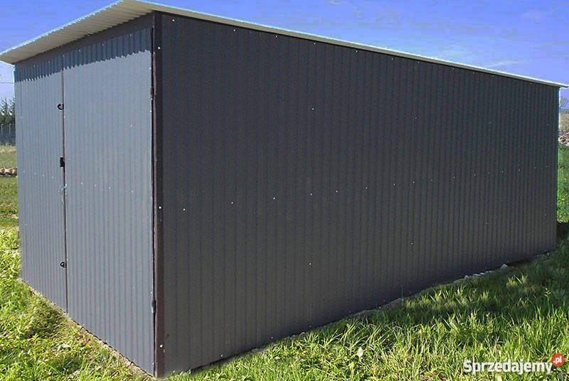 Garaże blaszane RAL 3x5 Kielce blaszaki montaż samodzielny