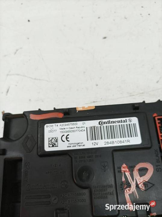 MODUŁ KOMFORTU 284B10841R BCM T4 Dacia Dokker I świętokrzyskie