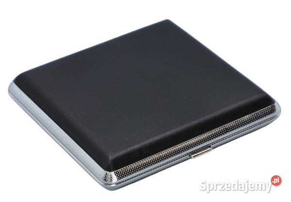 Metalowa Papierośnica Pokryta Gładką Ekoskórą w Ostrowy nad Okszą sprzedam