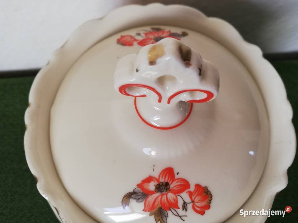 Bomboniera porcelana sygnowana Reinchenbach Gorlice