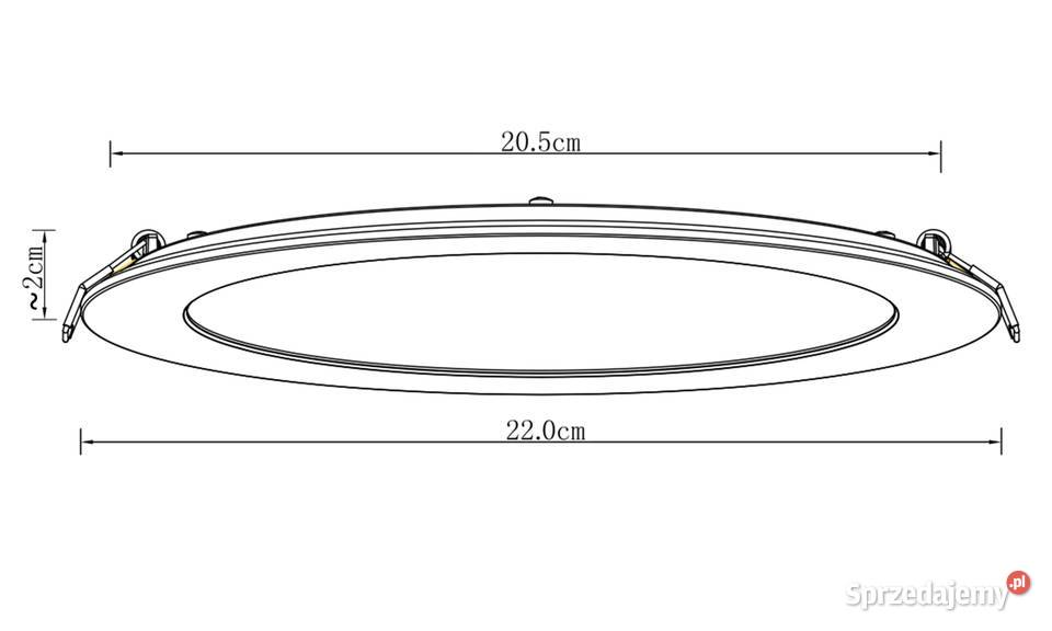 Lampa LED podtynkowa wpuszczana sufit Warszawa sprzedam