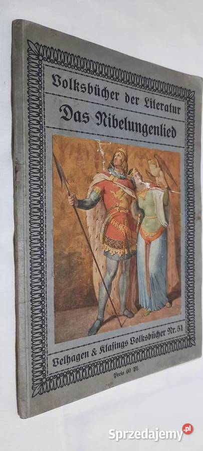 książeczka DAS NIBELUNGENLIED WOLFGANG GOLTHER mazowieckie Warszawa