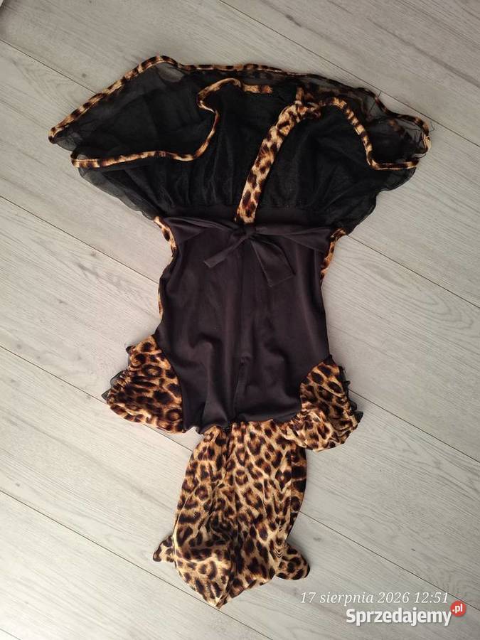 Kostium strój gepard leopard pantera z ogonem i Rozmiar 116