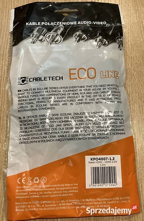 Kabel Przewód HDMI 12m 21 do TV ULTRA HD 4K 8K Warszawa sprzedam