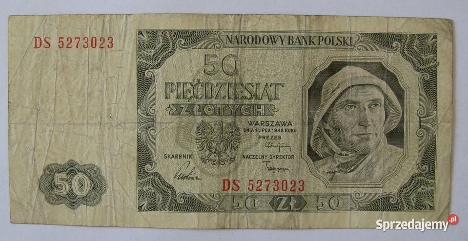 20 20 50 złotych 1948 zestaw 3 Dąbrowa Górnicza