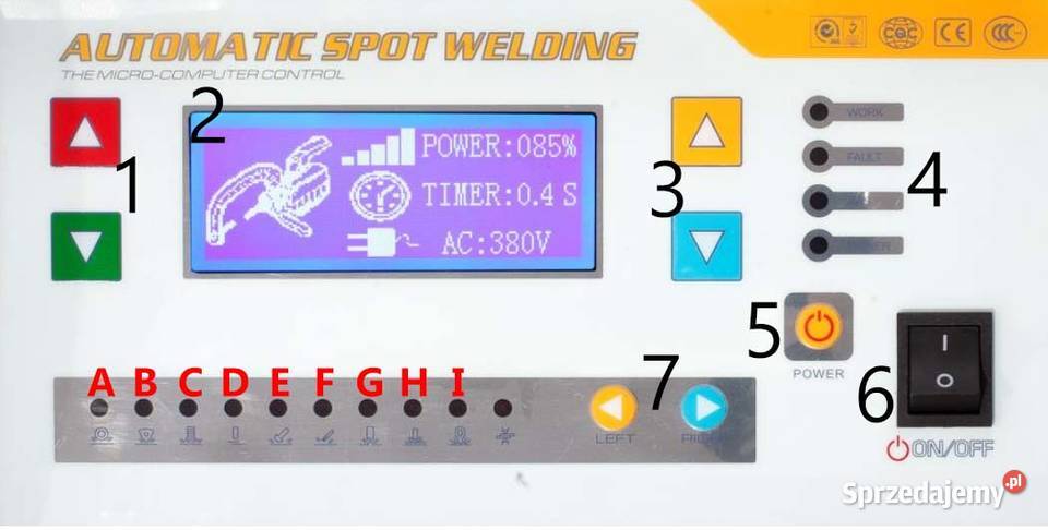 WELDMAN SPOTTER 7500 Zgrzewarka mobilna spotter Zgrzewarki śląskie
