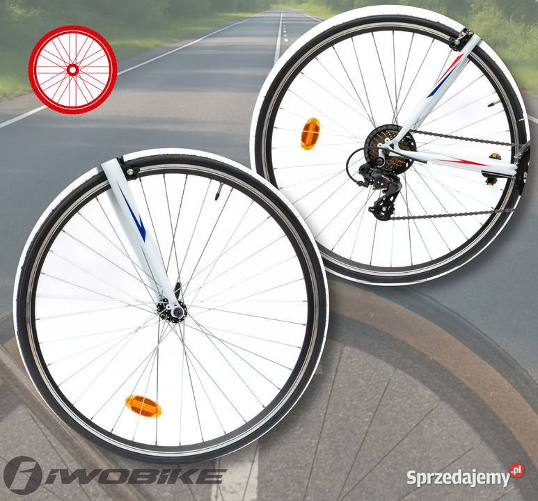 Rower Męski Szosowy Koła 28 Shimano IWOBIKE Gorlice