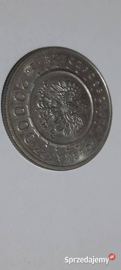 MONETA 20 000 złotych 1993 mazowieckie Warszawa