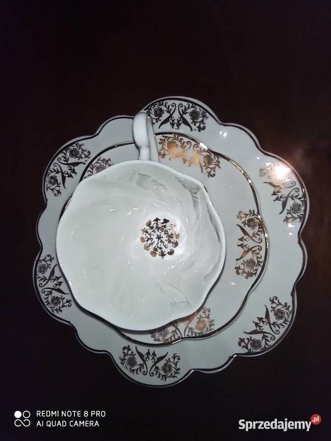 filiżanka z talerzykiem śniadaniowymduża 220 Gdańsk