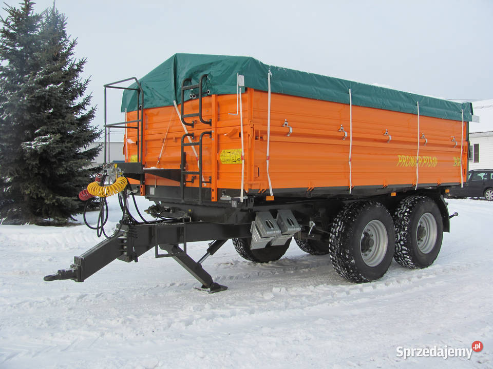 Przyczepa rolnicza burtowa tandem Pronar kujawsko-pomorskie Rogóźno