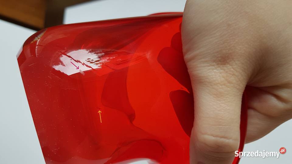 Mały wazon KALIA Drost Ząbkowice kolorowe szkło śląskie Dąbrowa Górnicza