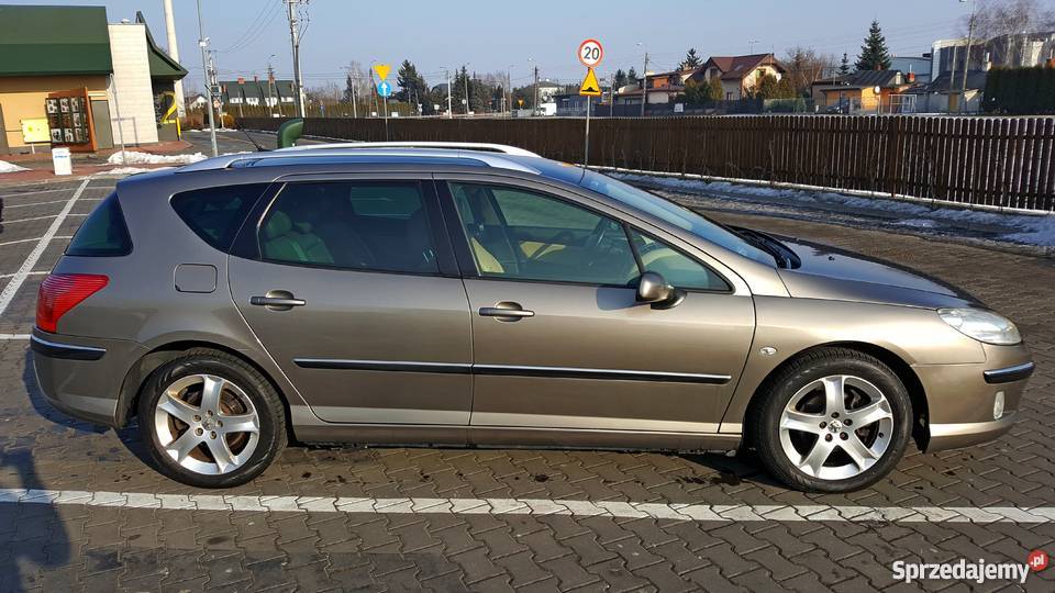 Peugeot 406 SW Panoram jasna skóra el fotele 407 Warszawa