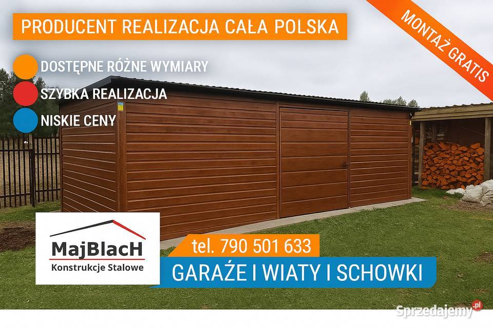 Drewnopodobny Garaż ALTANA OGRODOWA Złoty Dąb Pozostałe Skarżysko-Kamienna