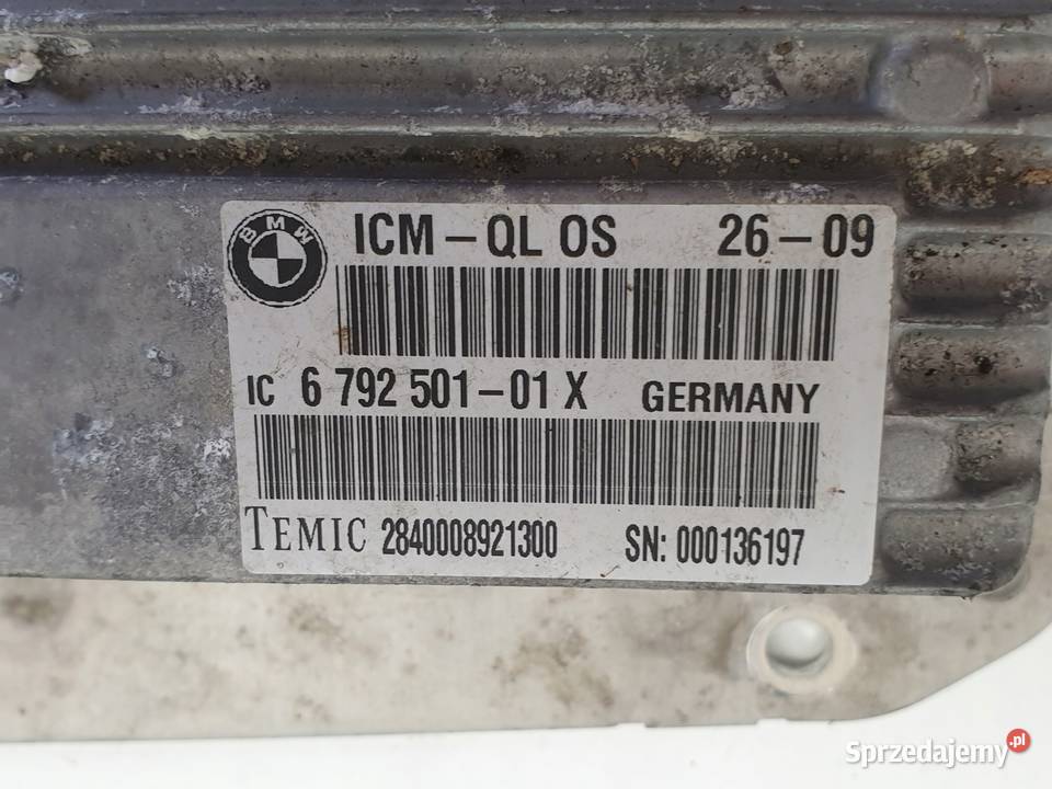 BMW X6 E71 MODUŁ STEROWNIK ICM POMPY 6792501 Rudka