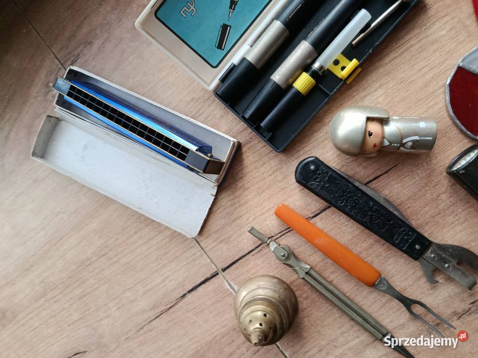 Zestaw 5 gadżety różności z PRL otwieracz zachodniopomorskie Choszczno