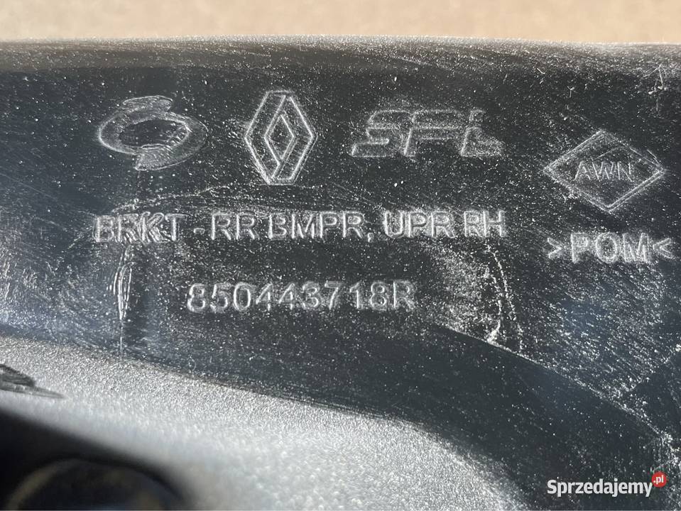 850443718R ślizg mocowanie zderzaka tył renault Szczecin