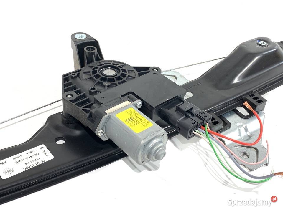 PODNOŚNIK SZYBY LEWY PRZÓD NISSAN QASHQAI J11 Mechanizmy opuszczania szyb podkarpackie