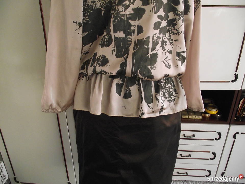 FRANSA JEDWABNA BLUZECZKA ZBLUZOWANA r 42 44 Piła