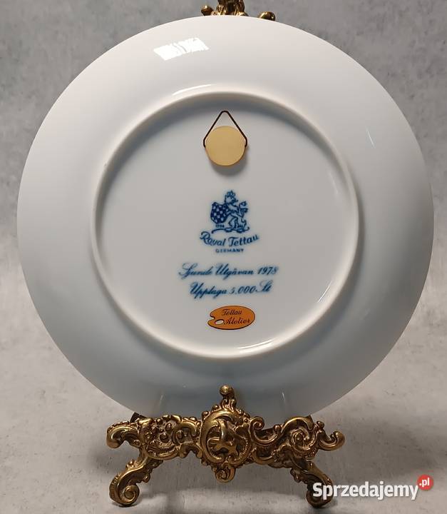 Royal TETTAU 1794 Talerz Kolekcjonerski Julen Dobrzany