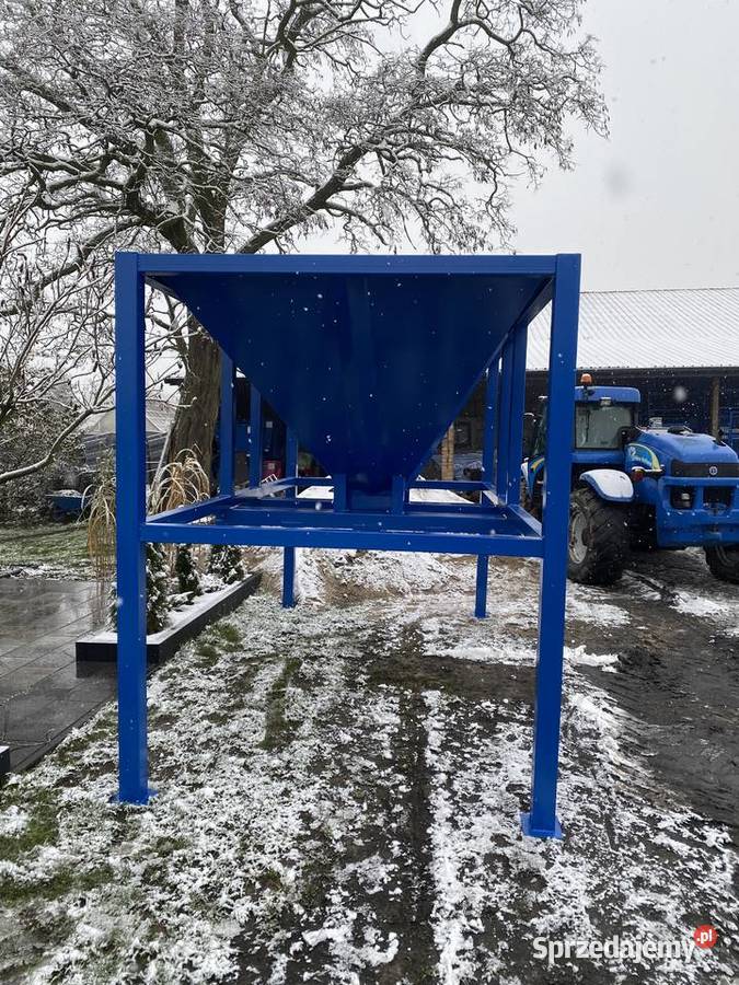 Kosz zasypowy paczkarka Bufor przyjęciowy do big Niedrzew Pierwszy