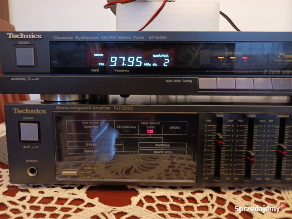 Wieża Technics SUZ200 i STG450 Amplituner i Wieże i miniwieże Tychy
