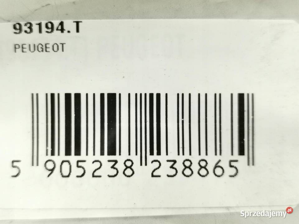 LISTWA DRZWI LEWY PRZÓD CITROEN C3 PLURIEL 03