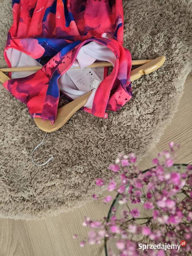 Sukienka z Stójką wyraziste Kolory Wodzisław Śląski