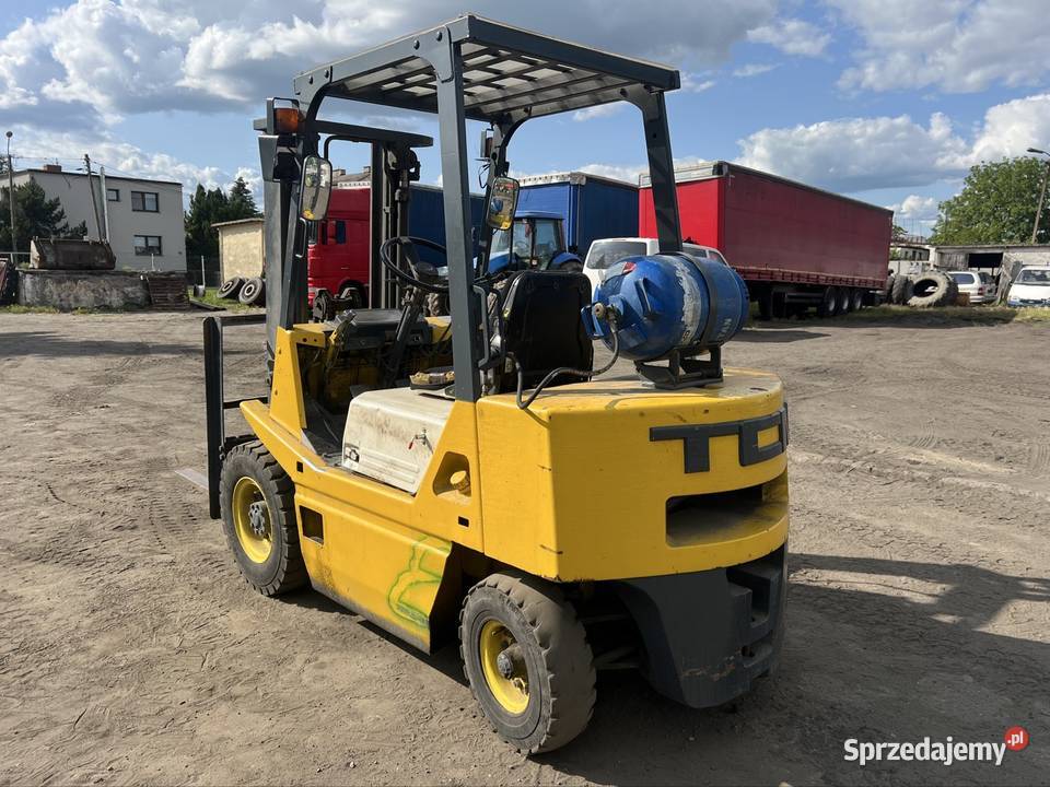 Wózek widłowy TCM fg25n2s wolny skok 2500 udzwig Chełmno