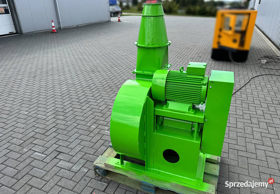 Wentylator do odciągu trocin wyciąg 11kW KALMAR Produkcja Sierakowska Huta
