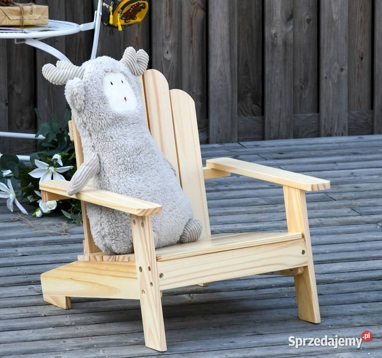 Krzesło ogrodowe w amerykańskim stylu dzieci leżak ogrodowy
