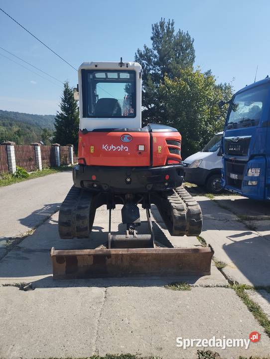 minikoparka kubota u48 jcb case hitachi małopolskie Sucha Beskidzka