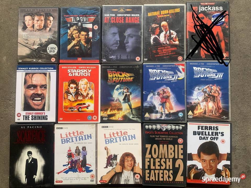 Kolekcja filmów na DVD z lat 80 tych 90 tych i Wrocław