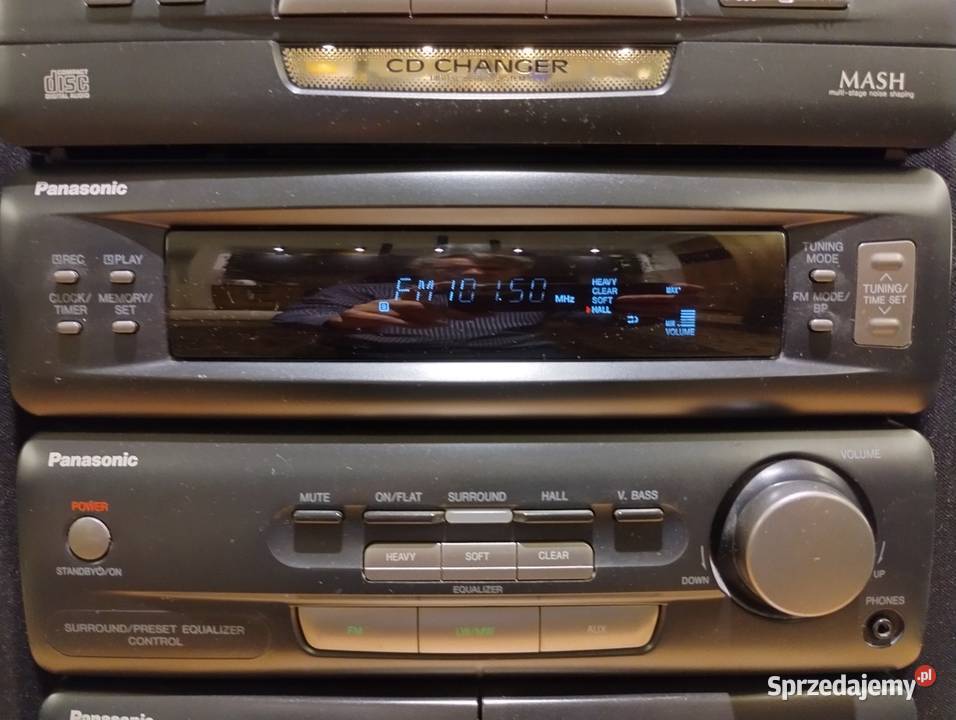 Wieża Panasonic SACH72 CD radio magnetofon mazowieckie