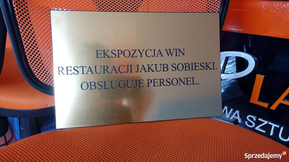 LAMINAT GRAWERSKI emplast grawerowanie tabliczki dolnośląskie Radwanice