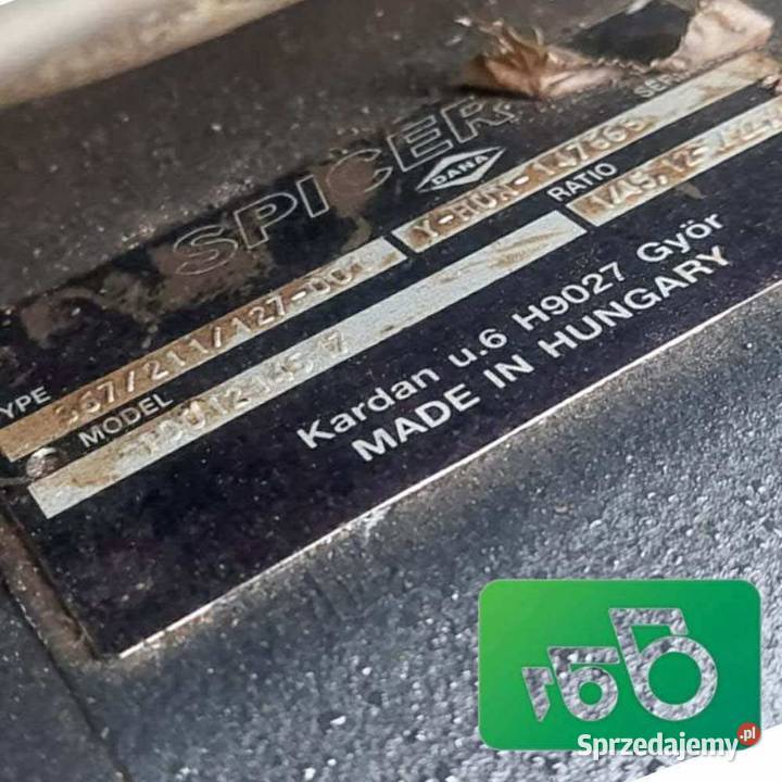 Oś napędowa Dana 367211127001 DEUTZFAHR Wilkowo