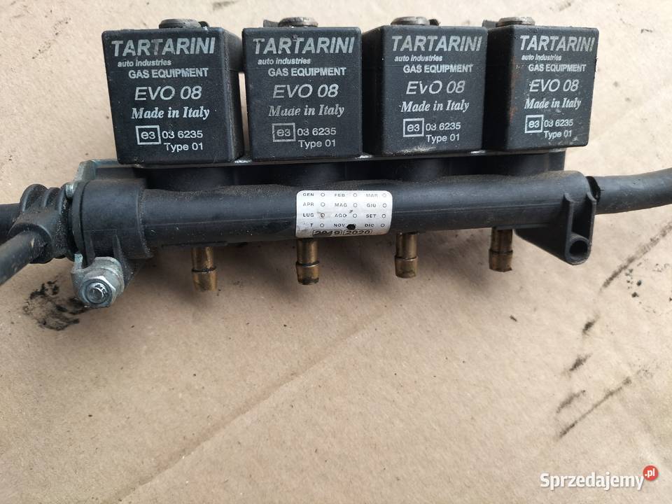 Listwa wtryskowa wtrysk GAZU LPG TARTARINI