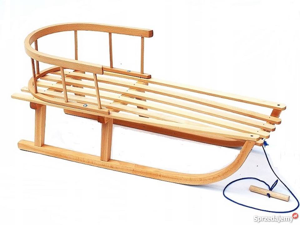 SANKI DREWNIANE ŚPIWOREK POLAROWY 4w1PASYPCHACZ Sanki Śleszowice