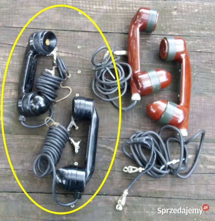 WW2 Amerykański wojskowy telefon bezbateryjny Tarnów