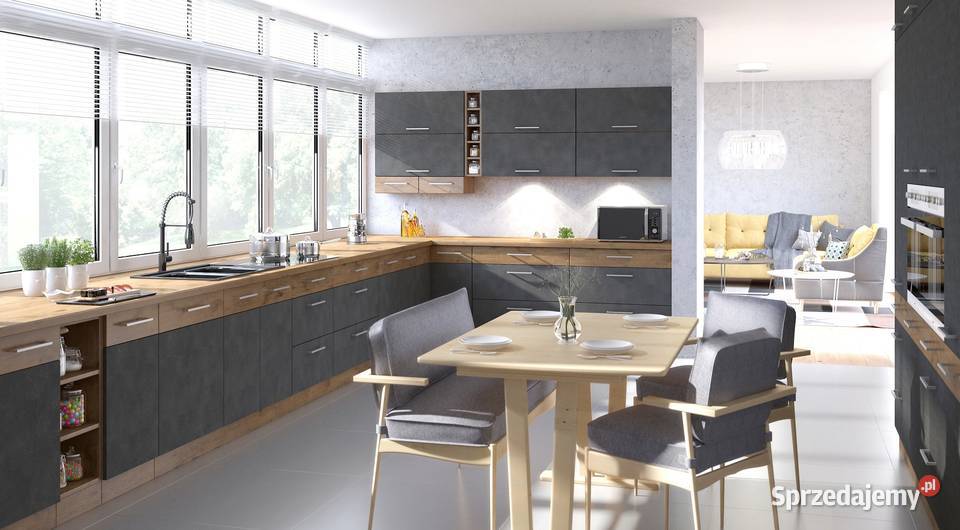 MEBLE KUCHENNE SZAFKI VIGO MATERA SZCZOTKOWANY Warszawa