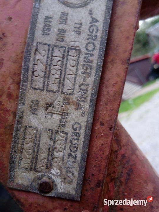 Pług dwuskibowy Grudziądz grudziądzki nieuszkodzony Pługi