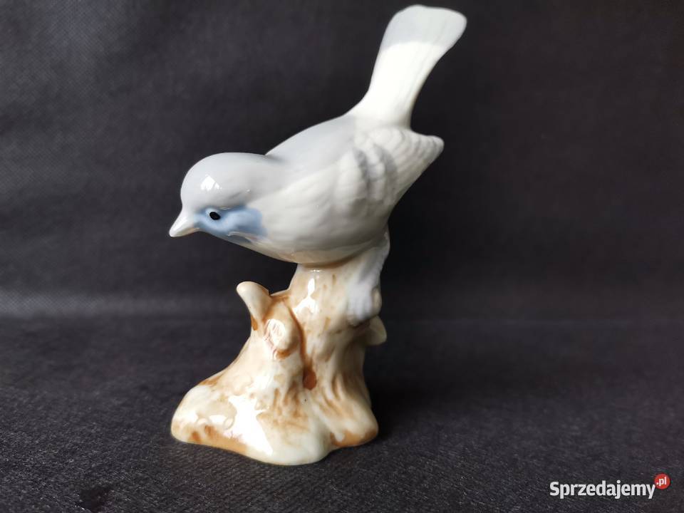 Stara figurka porcelanowa Ptak Katowice