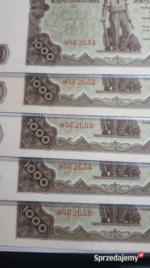 RARYTAS 1000 złotych 1947 kolejna numeracja