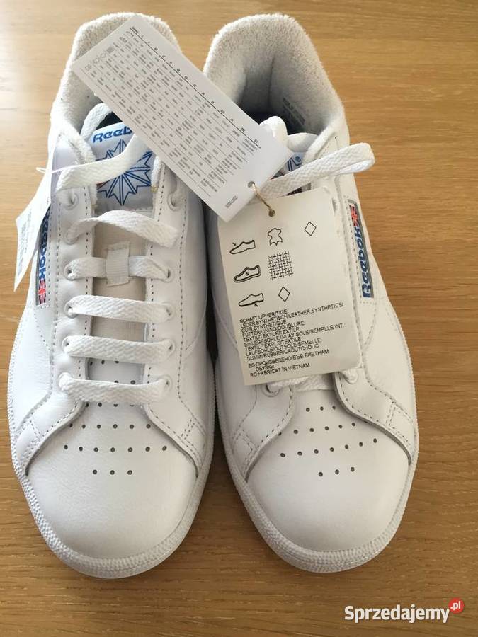 Reebok Białe skórzene 39 Gorzów Wielkopolski